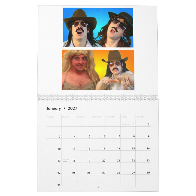 The Sangin' Cowboys Official Calendar (Jan 2027)