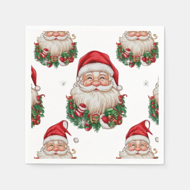 the santa claus napkins (Front)