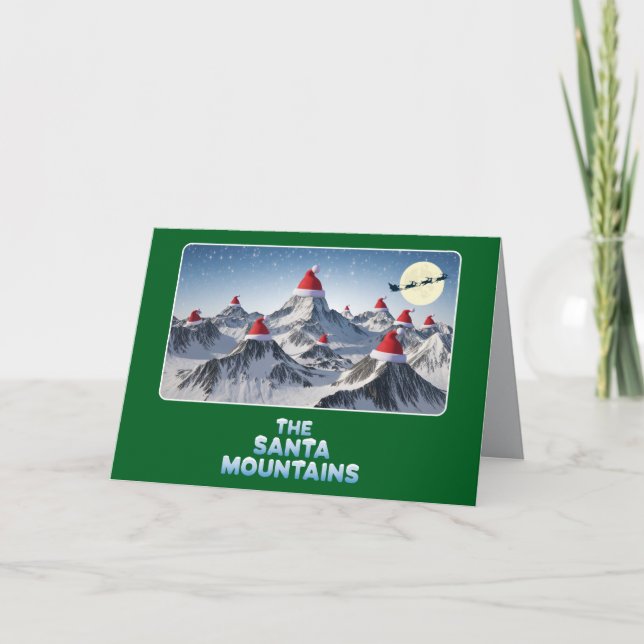 The Santa Mountains Holiday Card (Front)