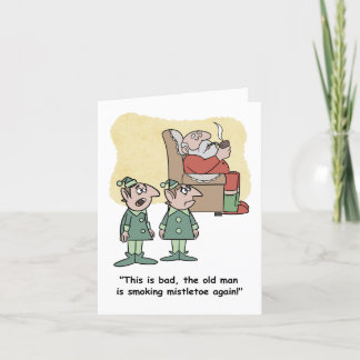 The Santa Problem Letterpress Thank You Card