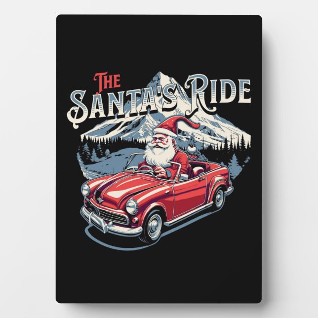 The santa's ride. plaque (Front)