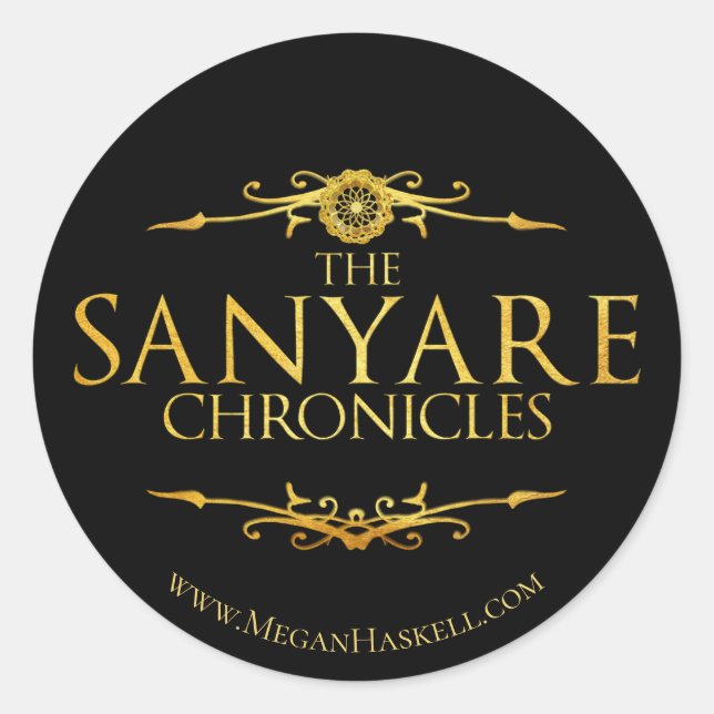 The Sanyare Chronicles Official Sticker (Front)