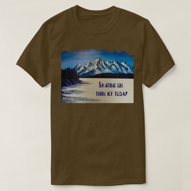 The Sapphire Mountains T-Shirt (Design Front)