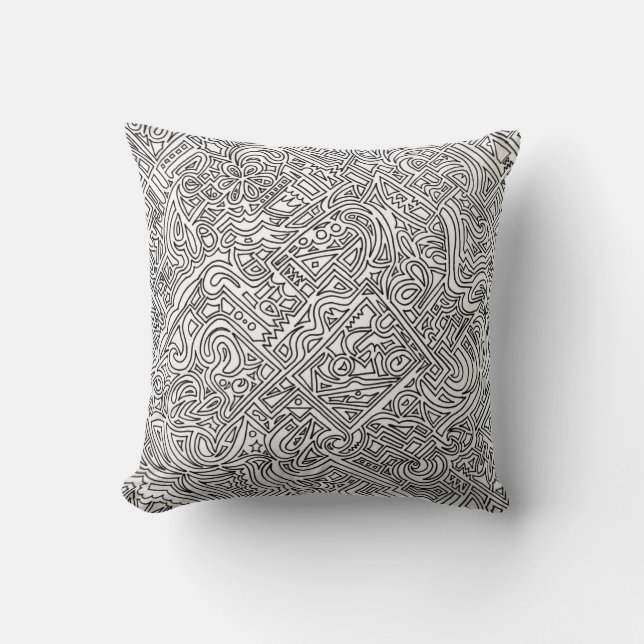 The Sara Doodle Pillow (Front)
