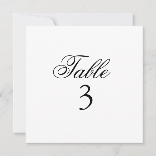 THE SARAH TABLE NUMBERS