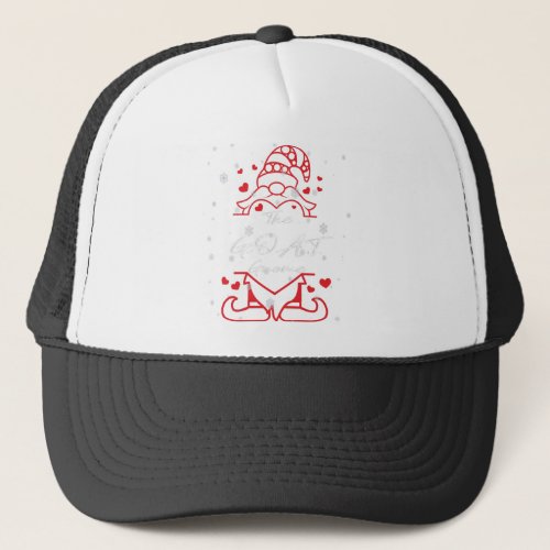 the sarcastic gnome trucker hat