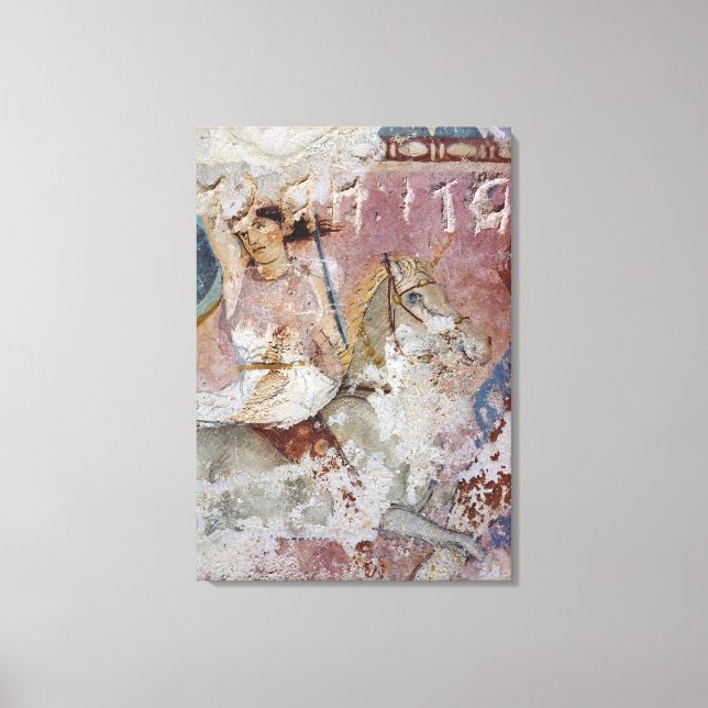 The Sarcophagus of the Amazons Canvas Print (Front)