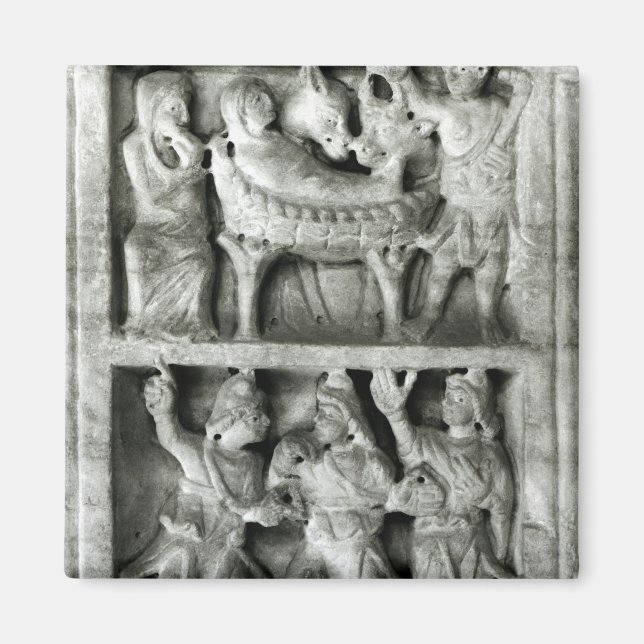 The Sarcophagus of the Nativity Magnet (Front)