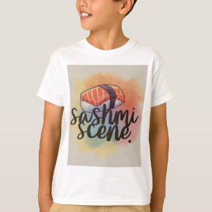 The Sashimi Scene Watercolor Tee
