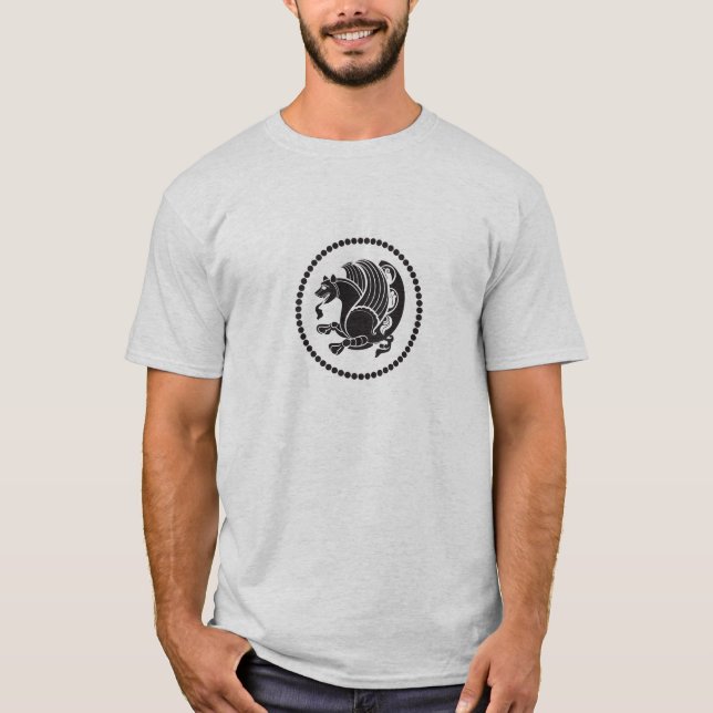 The Sassanid Persian Empire Emblem T-Shirt (Front)