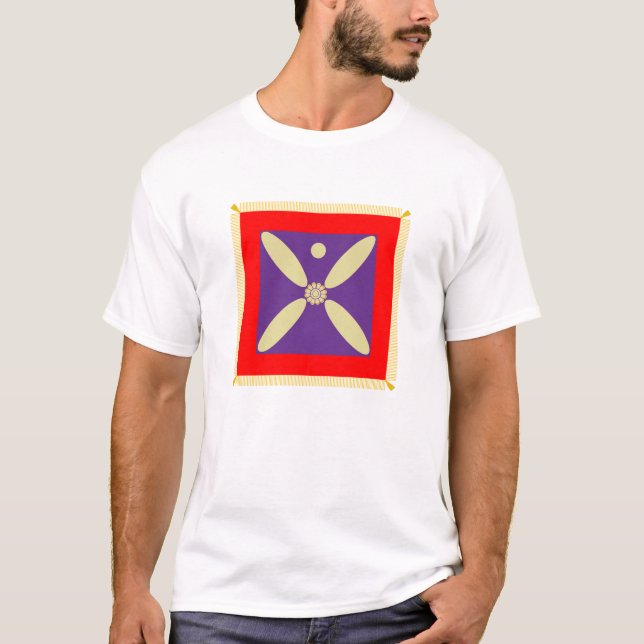 The Sassanid Persian Empire Flag T-Shirt (Front)
