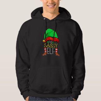 The Sassy Elf Christmas Lights Snowman Holidays Ga Hoodie