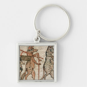 The Satirical Papyrus Keychain