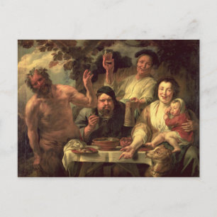 The Satyr and the Peasants Postcard