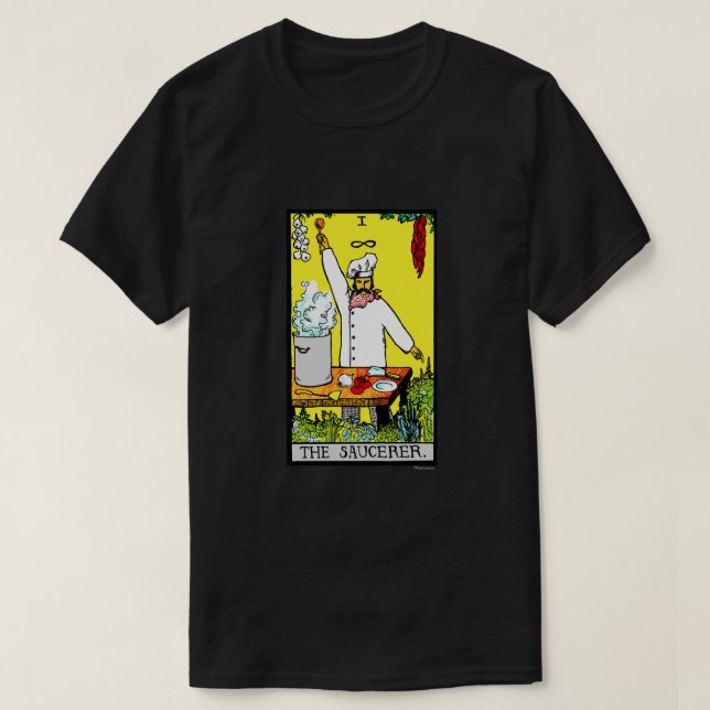 The Saucerer Full Color T-Shirt (Design Front)