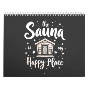 The Sauna is My Happy Place Calendar