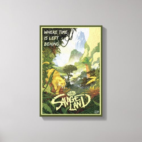 The Savage Land Where Time Is Left Behind Canvas Print