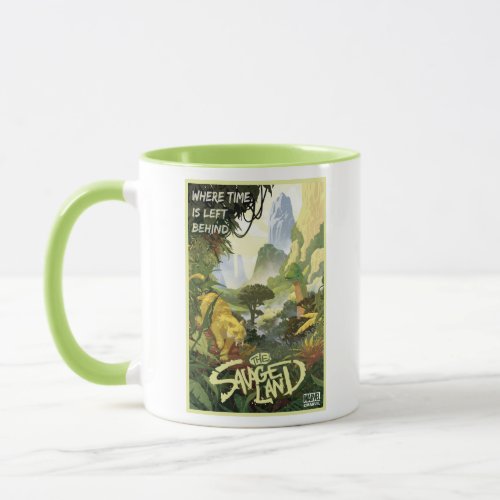 The Savage Land Where Time Is Left Behind Mug