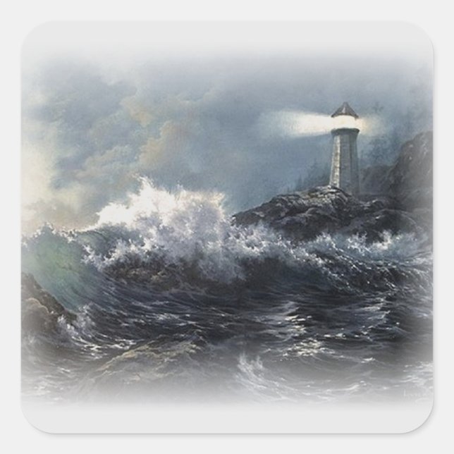 The Savior Square Sticker (Front)