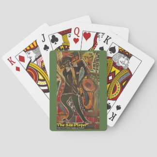 THE SAX PLAYER POKER CARDS