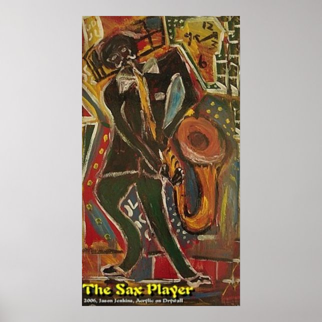 THE SAX PLAYER POSTER (Front)