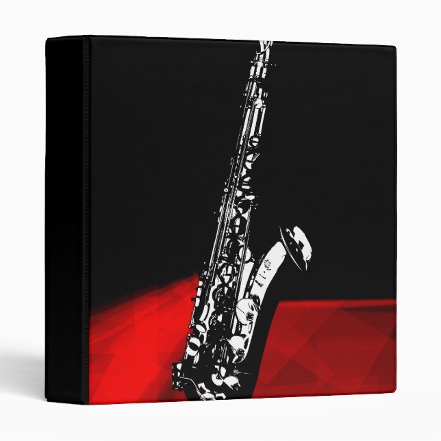 The Saxophone Binder (Front/Spine)