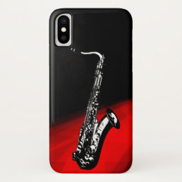 The Saxophone for Saxophonist iPhone X Case