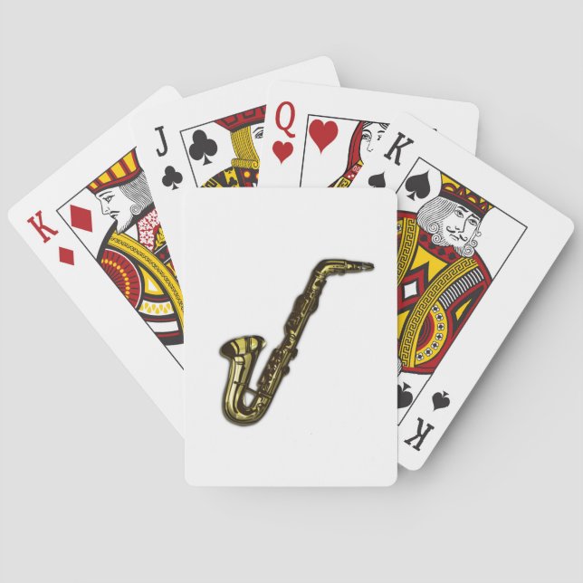 The Saxophone Poker Cards (Back)