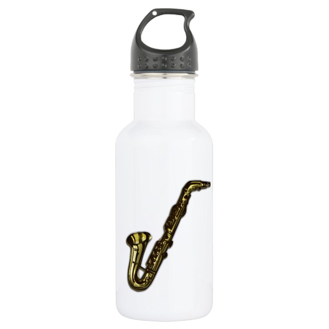 The Saxophone Water Bottle (Front)