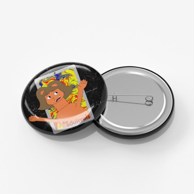 The Sbuirrels #8: "Dumb Smartphone Ad" Cover, 2020 Button (Creator Uploaded)