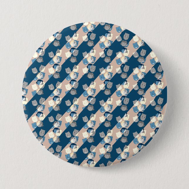 The Sbuirrels Background Pattern Button (Front)