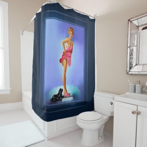 The Scale Doesnt Lie by Edward Runci Shower Curtain