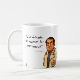 The scale doesn't lie, people do coffee mug