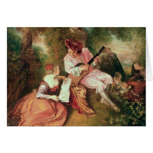 The Scale of Love, 1715-18 Cards (Front Horizontal)