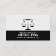 The Scales Of Justice, Legal Professional Business Card at Zazzle
