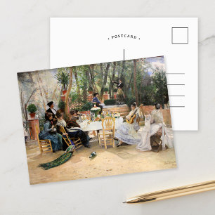 The Scandinavian Artists’ Lunch Hugo Birger Postcard