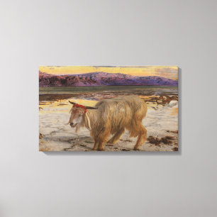 The Scapegoat (by William Holman Hunt) Canvas Print