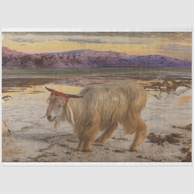 The Scapegoat (by William Holman Hunt) Tissue Paper (Front)