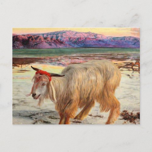 The Scapegoat William Holman Hunt Postcard