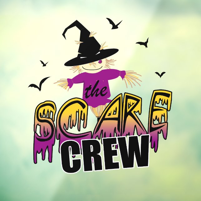 The Scare Crew Purple ID1002 Window Cling (Sheet 3)
