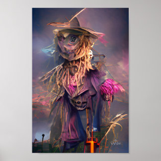 the scarecrow   fantasy art illustration  poster