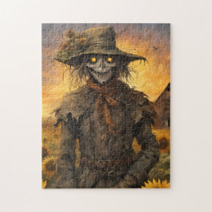 The Scarecrow Spooky Autumn  Jigsaw Puzzle