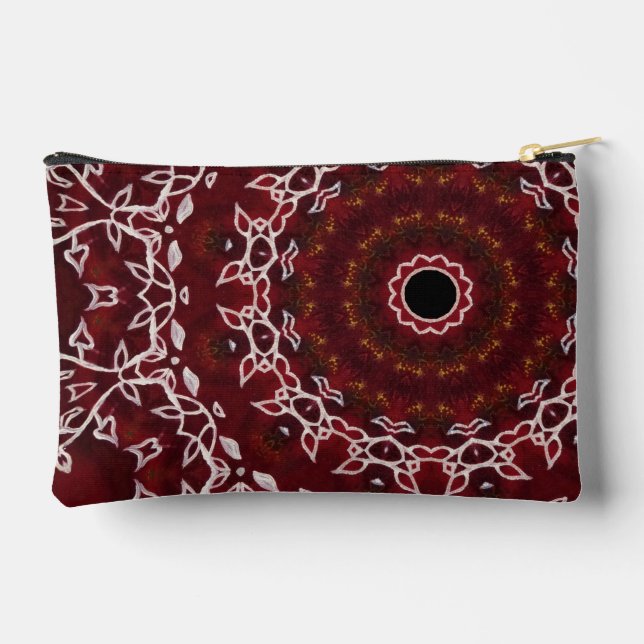 The Scarlet Labyrinth Accessory Pouch (Back)