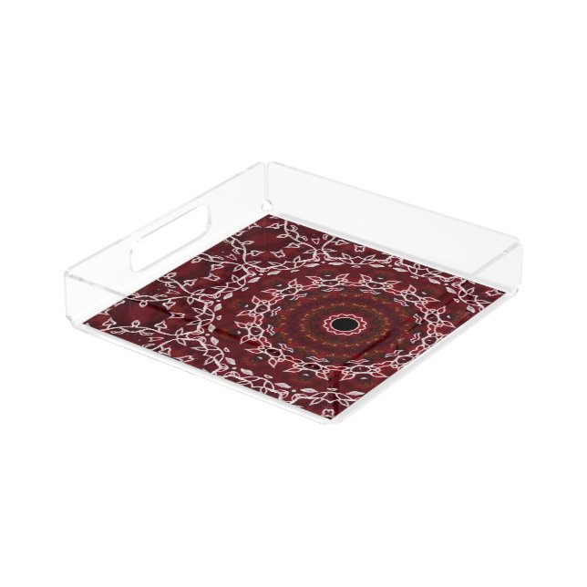 The Scarlet Labyrinth Acrylic Tray (Angled)