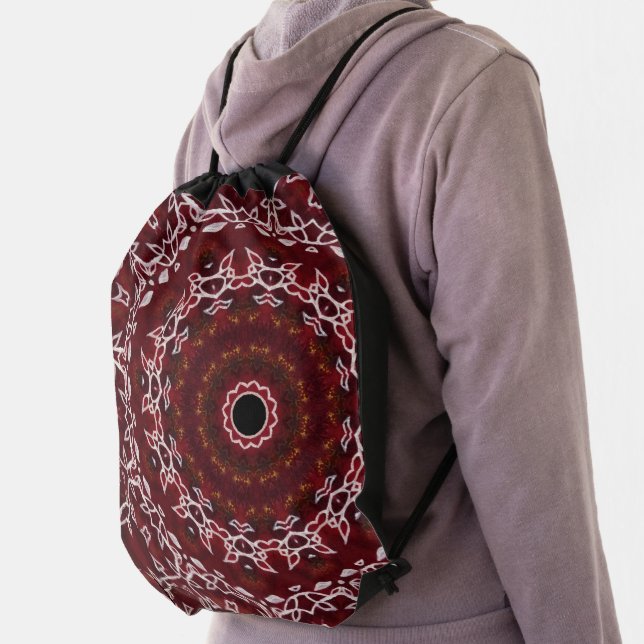 The Scarlet Labyrinth Drawstring Bag (Insitu)