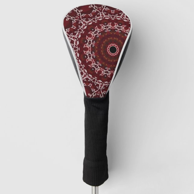 The Scarlet Labyrinth Golf Head Cover (Front)