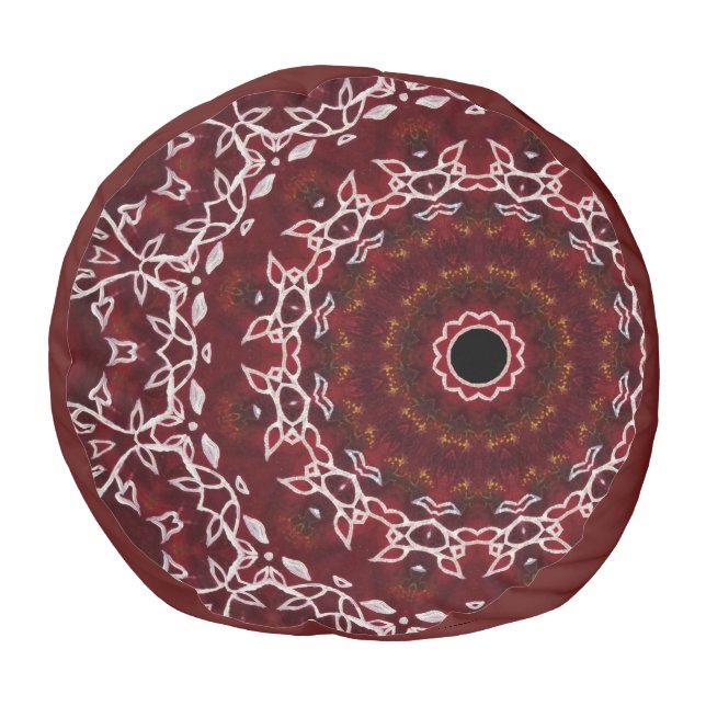The Scarlet Labyrinth Pouf (Bottom)