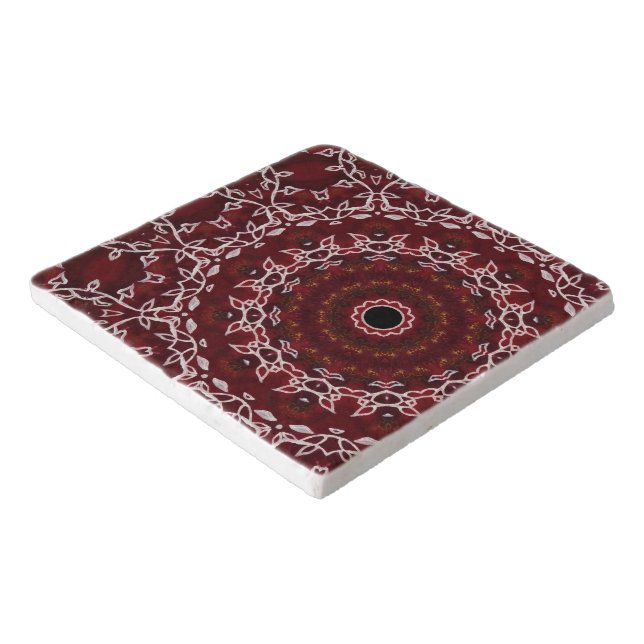 The Scarlet Labyrinth Trivet (Corner)