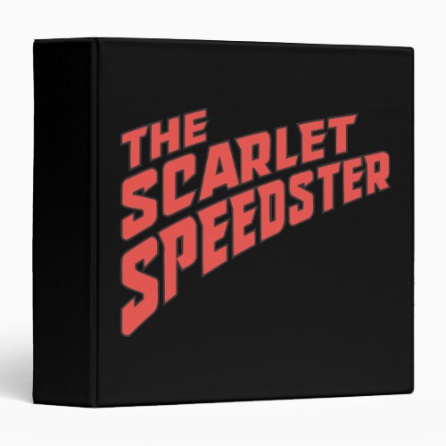 The Scarlet Speedster Logo Binder