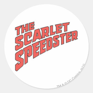 The Scarlet Speedster Logo Classic Round Sticker